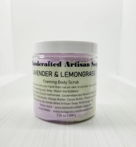 Lavender Lemongrass Foaming Body Scrub
